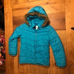 Old navy blue size 10/12 puffer jacket
